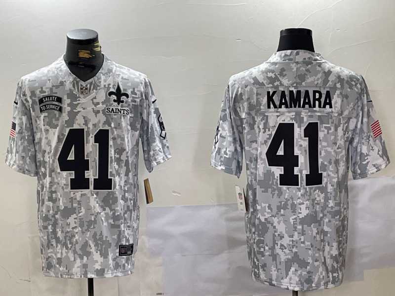 Men's New Orleans Saints #41 Alvin Kamara Arctic Camo 2024 FUSE Salute to Service Limited Stitched Jersey Dzhi,We sell and wholesale Men's New Orleans Saints #41 Alvin Kamara Arctic Camo 2024 FUSE Salute to Service Limited Stitched Jersey Dzhi on line form chian!